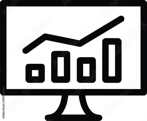 Data analytics icon set with editable stroke. Data analysis thin line icon collection. Vector illustration	