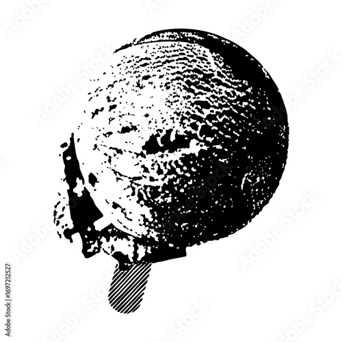 Vector Abstract Spartan Helmet with Textured Details