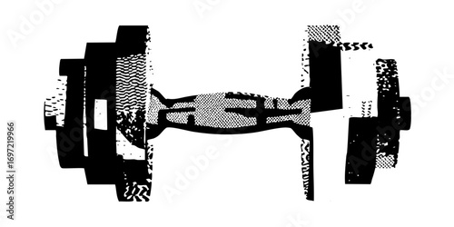 Vector Abstract geometric shapes create a dynamic textured composition.
