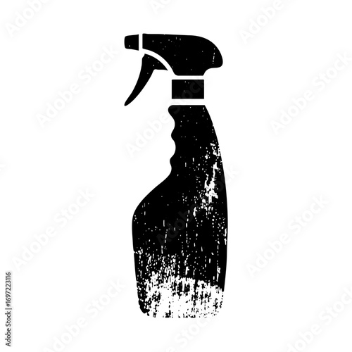 Vector Black spray bottle with trigger nozzle.
