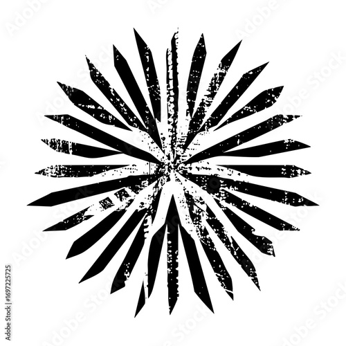 Vector Dynamic radial burst with distressed texture.