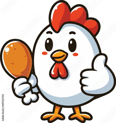 little cute chicken