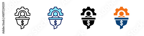 Lead Generation All In One Icon Multi Styles Vector Set