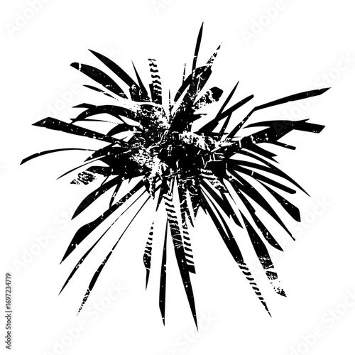 Vector Dynamic explosion of jagged abstract shapes radiates outward.