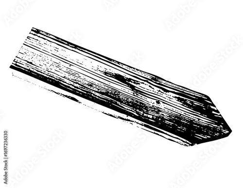 Vector Abstract wooden log with textured grain