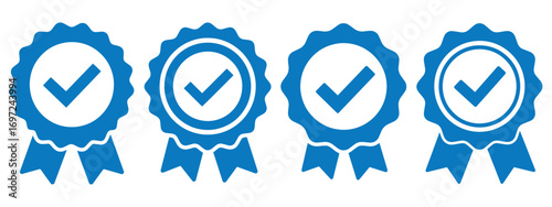 Certified Badge Icons – Vector Verification Logos for Training, Rewards, Competitions, Standards & Social Media Profiles