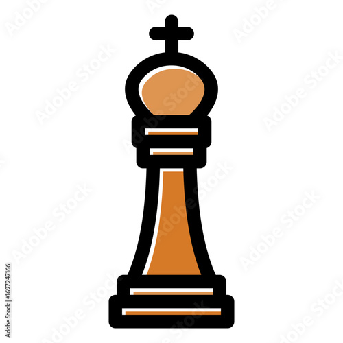 chess king vector