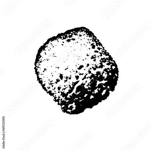 Vector Abstract black stone texture .