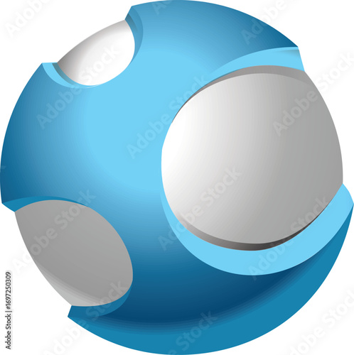 Vector sketch illustration of modern symbol logo icon design in simplicity for technology company