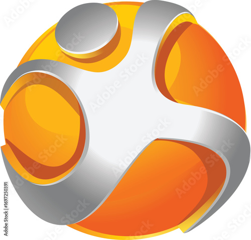 Vector sketch illustration of modern symbol logo icon design in simplicity for technology company