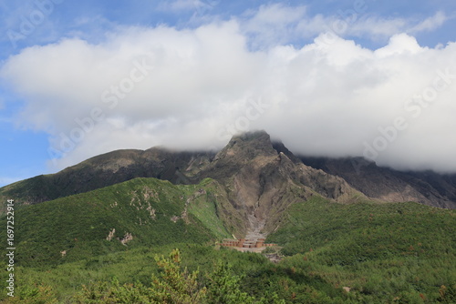 Εκτύπωση καμβά Sakurajima.