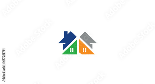Innovative home synergy concept embodying modern architecture and design harmony, house symbol