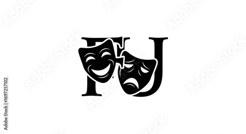 Contrasting Emotions: A Symbolic Depiction of Duality in Human Experience using Theater Masks