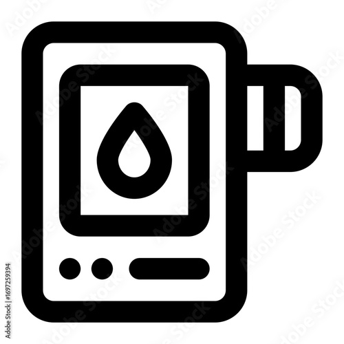 glucometer icon for illustration