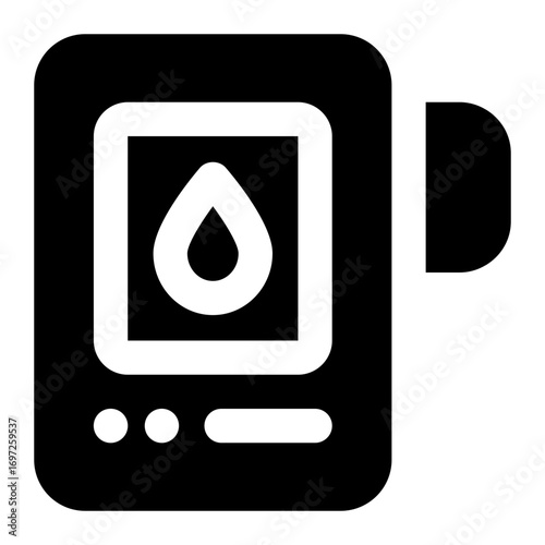 glucometer icon for illustration