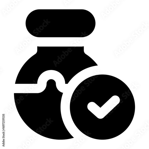 flask icon for illustration