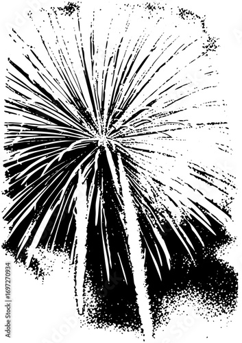 Vector Dynamic burst of radiating lines creates an abstract explosion .
