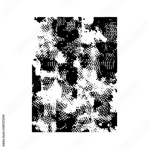 Vector Abstract dotted with irregular shapes.