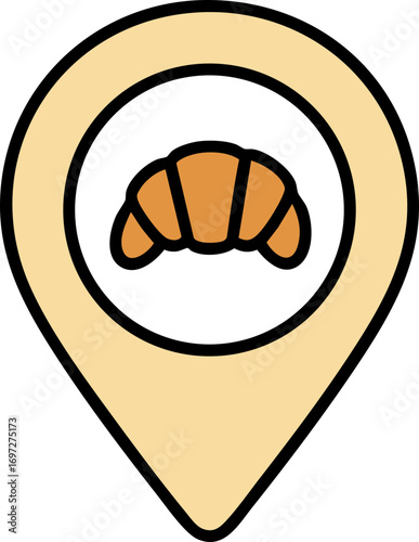 Bakery Location Marker Icon