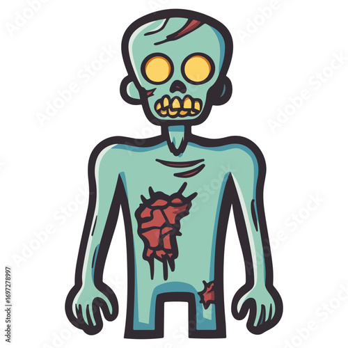 zombie, costume, halloween, vector, festival, transparent background, icon, horror, monster, evil, isolated, scary, dark, fear, dead, death, tattoo