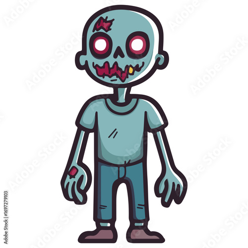 zombie, costume, halloween, vector, festival, transparent background, icon, horror, monster, evil, isolated, scary, dark, fear, dead, death, tattoo
