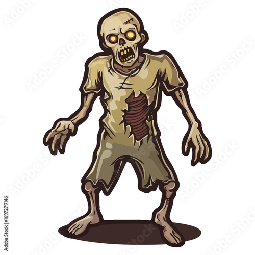 zombie, costume, halloween, vector, festival, transparent background, icon, horror, monster, evil, isolated, scary, dark, fear, dead, death, tattoo
