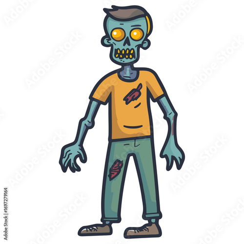 zombie, costume, halloween, vector, festival, transparent background, icon, horror, monster, evil, isolated, scary, dark, fear, dead, death, tattoo