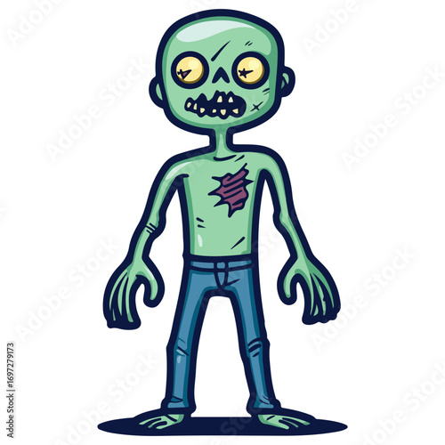 zombie, costume, halloween, vector, festival, transparent background, icon, horror, monster, evil, isolated, scary, dark, fear, dead, death, tattoo