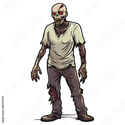 zombie, costume, halloween, vector, festival, transparent background, icon, horror, monster, evil, isolated, scary, dark, fear, dead, death, tattoo