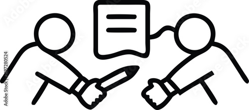 Online Shopping Line Icons Set