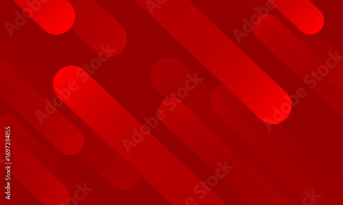 Abstract red diagonal lines background, modern composition of stylish shapes