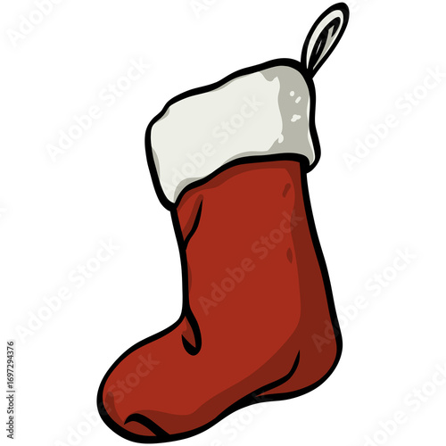 Christmas Stocking Santa Claus Sock Drawing Illustration