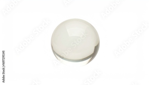 Transparent Glass Pearl Sphere with Dewdrop