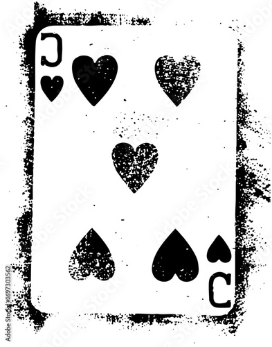 Vector Vector of a Jack of Hearts playing card.