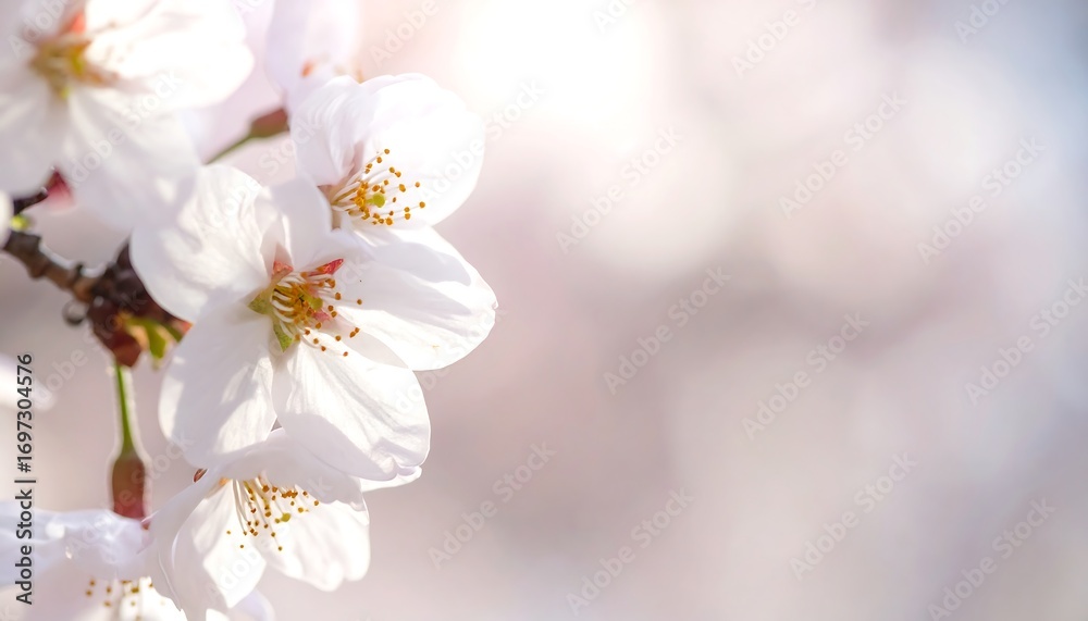 Obraz premium Delicate cherry blossoms in soft light