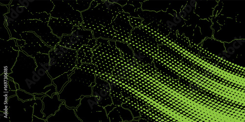 light green black brush wrap car sticker pattern abstract banner sporty lines black light green color combination grunge brush modern pattern racing motorsport.
