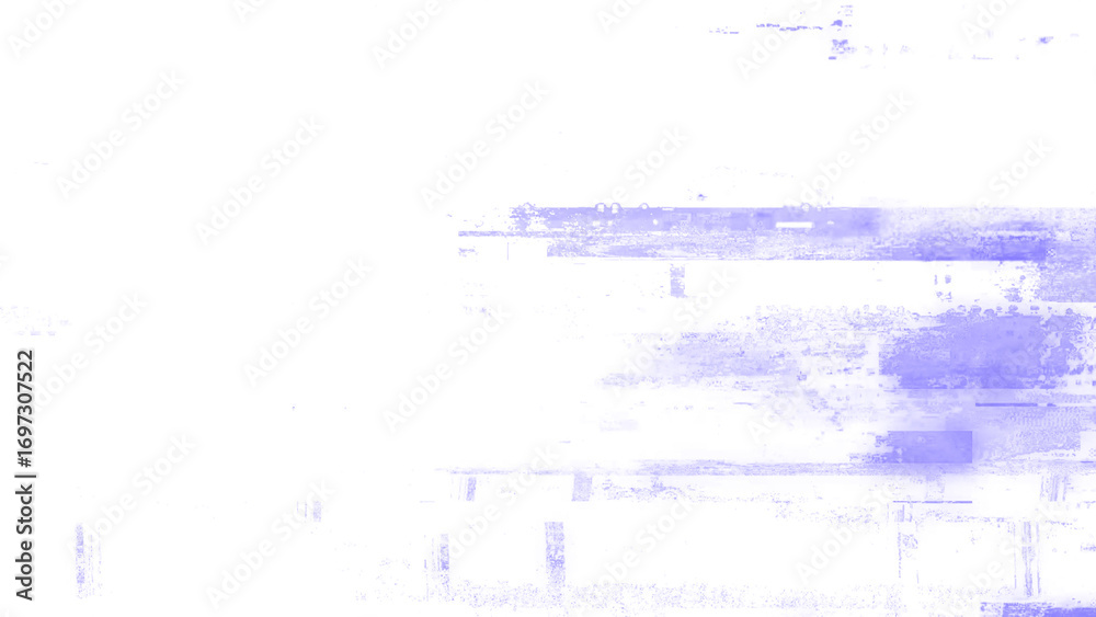 Obraz premium Glitched Vector Illustration of Shooting Stars with TV Noise Texture. Techno glitch style backdrop. Glitched banner with TV noise, poster design template in futurism style. Data noise texture