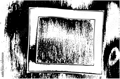 Vector Framed abstract texture with a distressed effect.