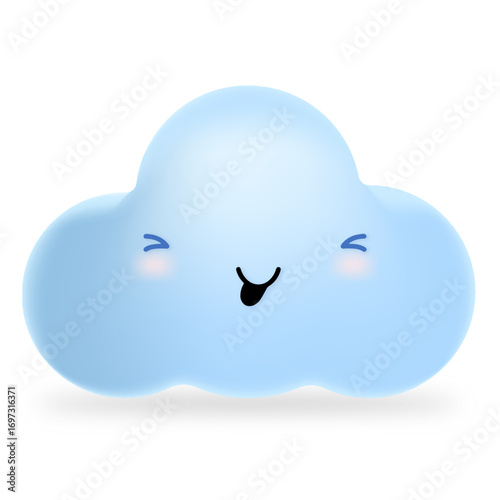 Cloud 3D Mascot Character Expression Stock Glassmorphism Infographic Cartoon Icon Asset Png Svg Images	
