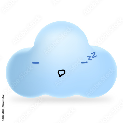 Cloud 3D Mascot Character Expression Stock Glassmorphism Infographic Cartoon Icon Asset Png Svg Images	
