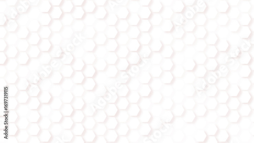 Hexagon isolated clipping path horizontal for design honeycomb texture for pattern, Black and white honey. Mosaic or speaker fabric shape swatch. 