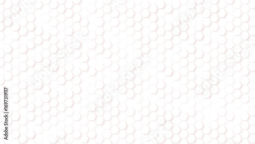 Hexagon isolated clipping path horizontal for design honeycomb texture for pattern, Black and white honey. Mosaic or speaker fabric shape swatch. 