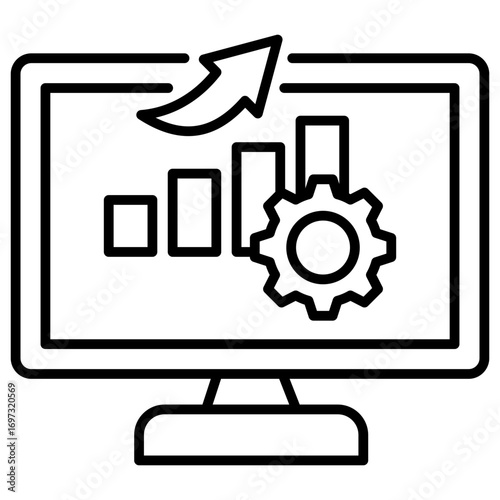 System Improvement Outline Icon