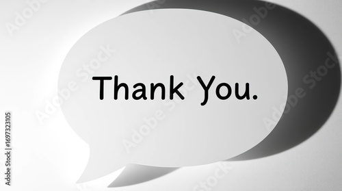 Thank You Speech Bubble. (3)