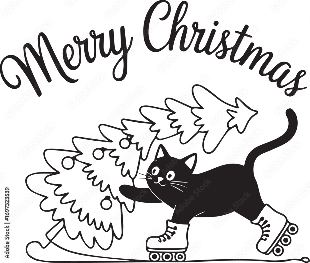 Naklejka premium Frohe Weihnachten SVG Merry Christmas SVG