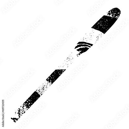 Vector Stylized with dynamic exhaust trail.