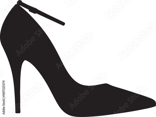 Abstract minimalist design featuring stark contrast of black and white curves