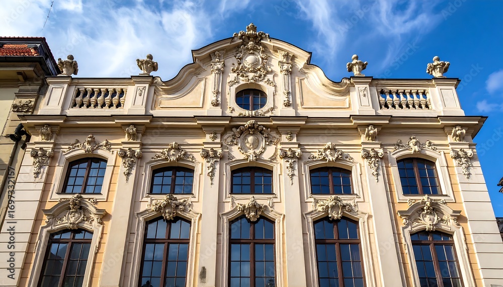 Fototapeta premium Ornate Facade of Historic Building