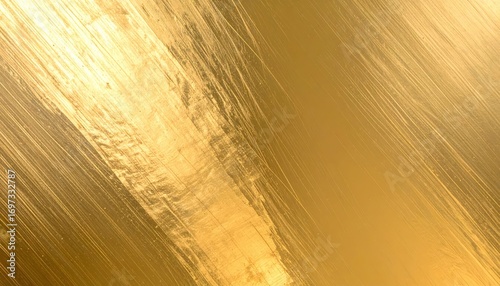 Radiant Brushed Gold Texture with Dynamic Diagonal Light Streaks.
