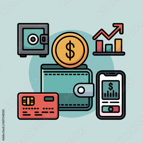 Secure your finances with smart digital tools, credit cards, and growing investments for financial freedom
